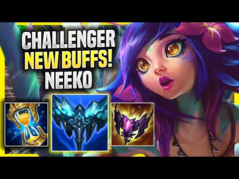 KOREAN CHALLENGER TRIES NEEKO WITH NEW BUFFS! - Korean Challenger Plays Neeko MID vs Zoe!