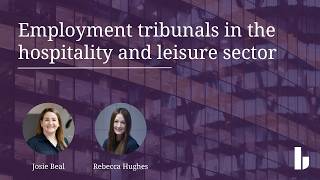 Employment tribunals in the hospitality and leisure sector