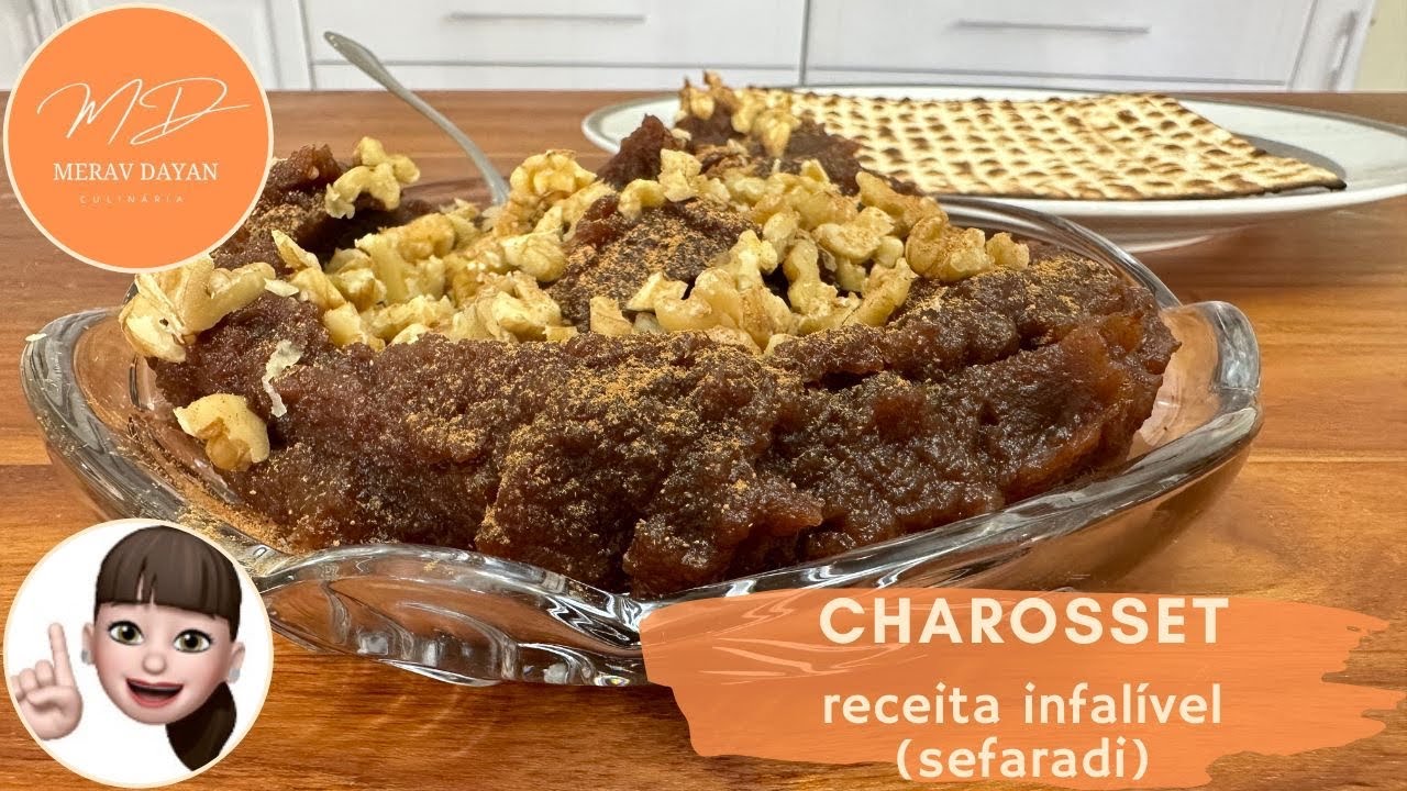 CHAROSSET. DATE PASTE FOR PESSACH. UNFAILABLE RECIPE! (Sefaradi)