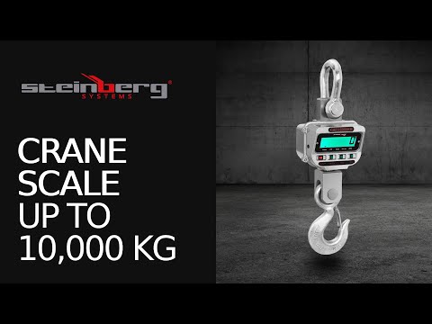 video - Crane Scale - 10 t / 2 kg - LCD - 150 h