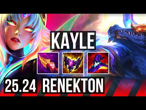KAYLE vs RENEKTON (TOP) | KR Master | 25.24
