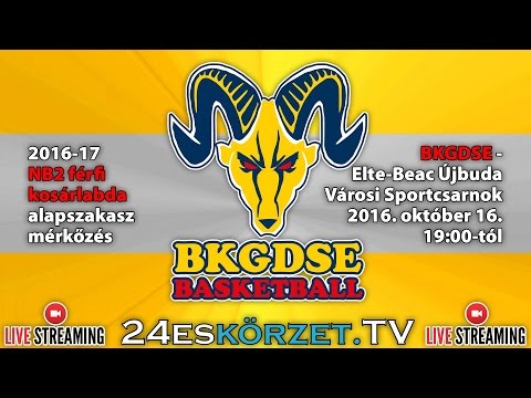 BKG DSE - ELTE BEAC Férfi felnőtt NB II férfi kosárlabda bajnoki mérkőzés