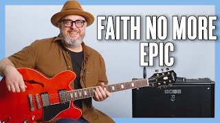 Faith No More Epic Guitar Lesson + Tutorial