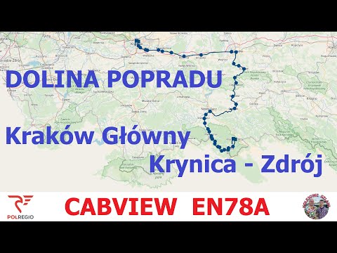 DOLINA POPRADU Kraków Główny - Krynica Zdrój EN78A [CabView4K] #polregio