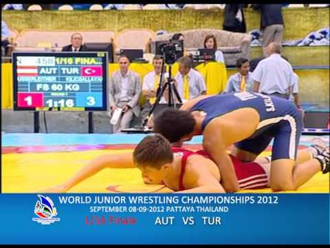 WORLD JUNIOR WRESTLING CHAMPIONSHIPS 2012_AUT VS TUR