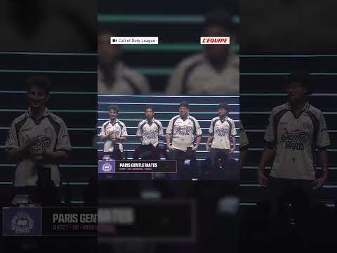 L'incroyable entrée des joueurs de Gentle Mates au Major de Call of Duty à Paris #gaming