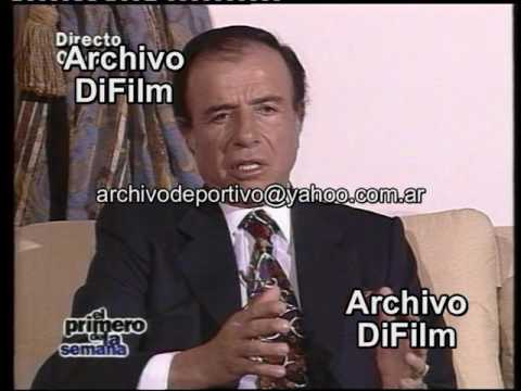 Daniel Hadad entrevista al Presidente Carlos Menem - Parte 1 - DiFilm (1996)