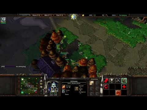 Warcraft 3 - Tower Rush - crowd of peasants MVPs