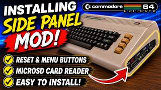 Commodore 64 Ultimate Gets a Custom Side Panel Upgrade