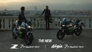 Las nuevas Kawasaki Ninja 7 Hybrid y Z7 Hybrid Trailer