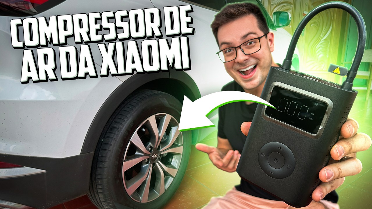 COMPREI o COMPRESSOR de Ar MONSTRO da XIAOMI!! RESOLVE mesmo?!
