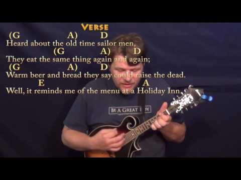 Cheeseburger in Paradise (Jimmy Buffett) Mandolin Cover Lesson with Chords/Lyrics