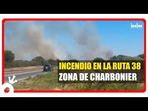 ¡CORTADA! Alerta Máxima en Ruta 38 por Incendio en Charbonier