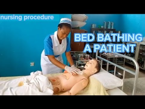 HOW TO PERFORM BED BATH#nursing #bedbath #youtube