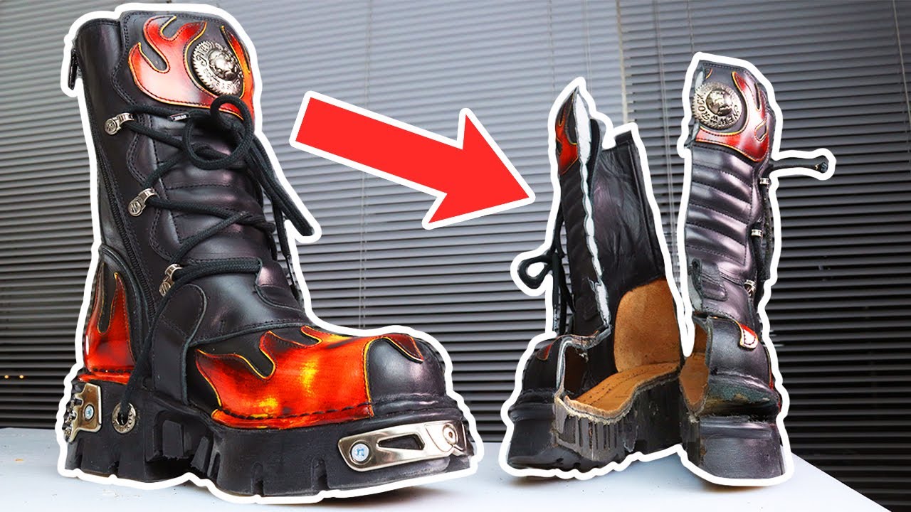 What's Inside 6 POUND GOTH BOOTS