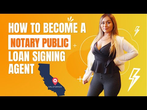 How To Become A Notary Public Loan Signing Agent In California / Do not waste unnecessary money🚫