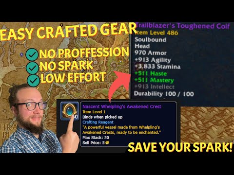 486 iLvL CRAFTED GEAR? No Spark Needed for EASY iLvL Gear | World of Warcraft Dragonflight Season 4