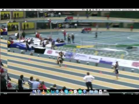 CIS Track 2013 - Men's 4x200m Heat 2 Prelim (Low Quality Screen Recording)