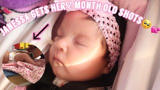 BABY JANESSA GETS HER 2 MONTH SHOTS APPOINTMENT 🥺🥺💞 |TEEN MOM| PREGNANT AT 15 💞