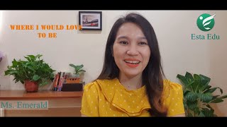 Esta Edu B-Teacher: Where I would love to be