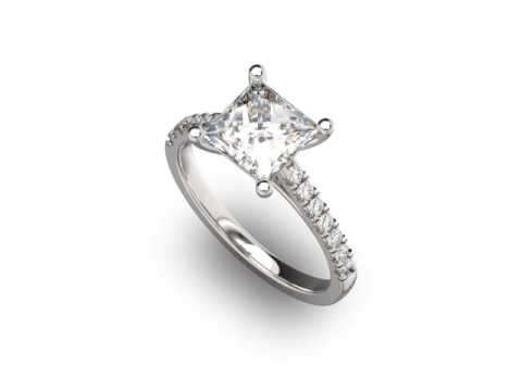 POLAD Diamond Engagement Ring - 1.70 ctw D43347-1W