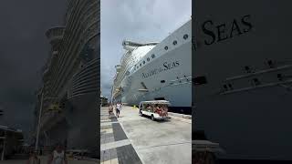 Allure of the Seas at Nassau! #royalcaribbeancruises #cruise