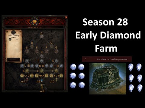 Season 28 Early Diamond Farm for Altar of Rites
