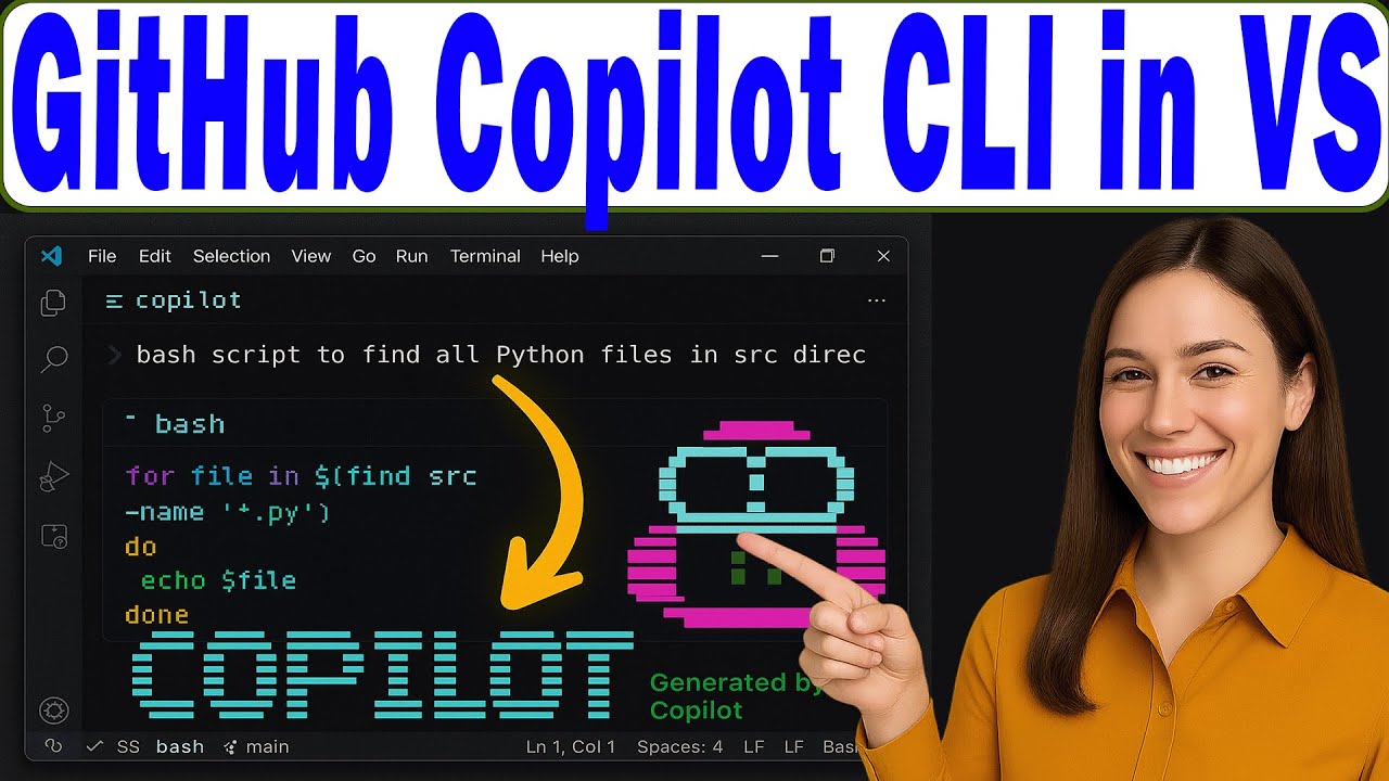 How to INSTALL and Use GitHub Copilot CLI in VS Code (Automate Your Workflow & Code FASTER)