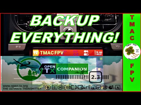OpenTX Companion Step #1 (BACKUP EVERYTHING!)
