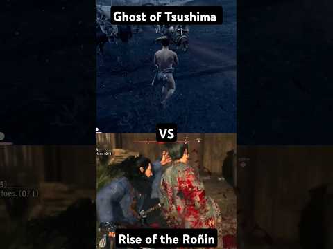 Ghost of Tsushima VS Rise Of The Ronin Gameplay | Comment Which is Better