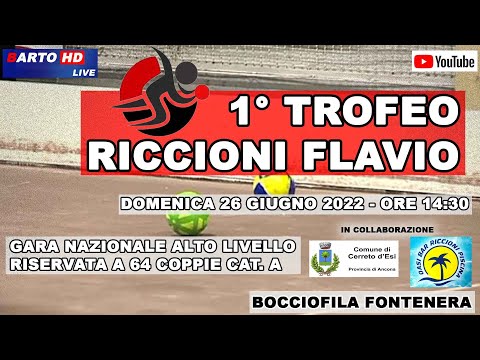 1° TROFEO RICCIONI FLAVIO - Gara Nazionale a Coppie *ALTO LIVELLO* - Fontenera