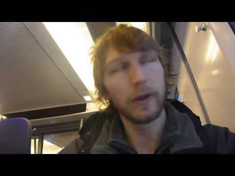 Morning Train from Malmo to Helsingborg   Sweden   February 2015