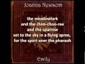 Joanna Newsom - Emily (with lyrics) 