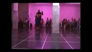 Paola Tacchetti y José Luis Ferraro. Floreal Milonga
