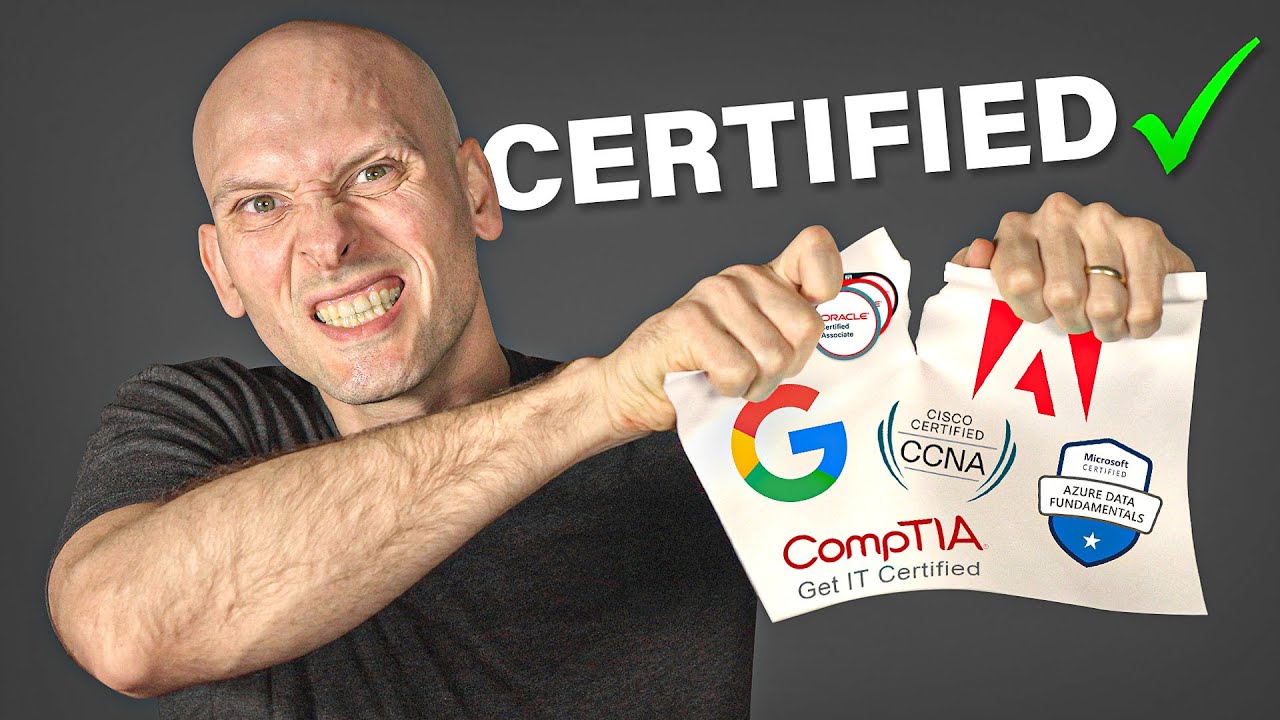 Technical Certifications are NOT worth it.. Here's why!