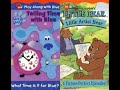 Opening To Blue S Clues Telling Time With Blue And Little Bear Little Artist Bear VHS 2002