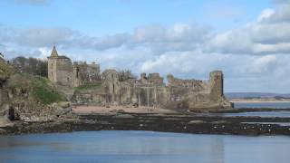 preview picture of video 'April Castle And Coast St Andrews Fife Scotland'