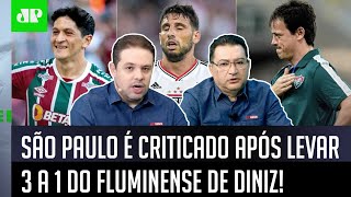 ‘Foi um atropelo, o São Paulo levou um baile do Fluminense do Diniz’: time de Rogério é criticado após 3 a 1