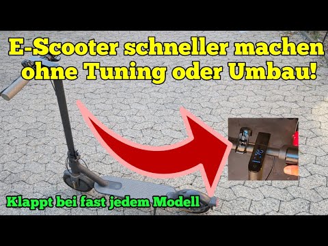 Make e-scooters faster without tuning or modification - this is how it works