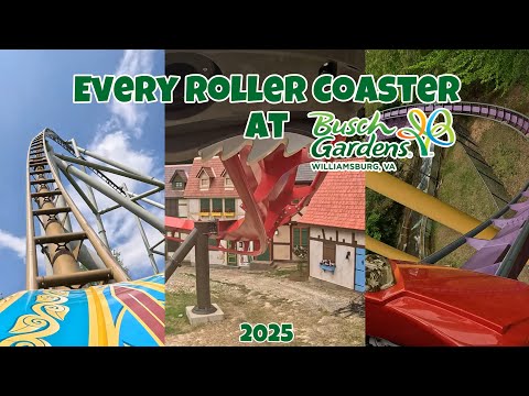 Every Roller Coaster at Busch Gardens Williamsburg | 2025 Edition
