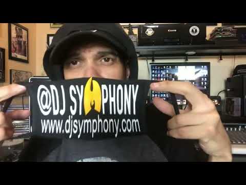 DJ Symphony (DJ For GZA) sends DJ Flipcyide one of his masks during covid times. (Flashback Video)