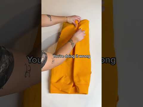 Learn How to Fold a Hoodie to COMPLETE Space Saving Perfection! 💛