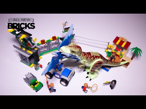 LEGO Jurassic World 76944 L'Évasion du T. Rex, Figurines et Jouet