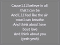 I Believe - Indiana Evans (lyrics) 