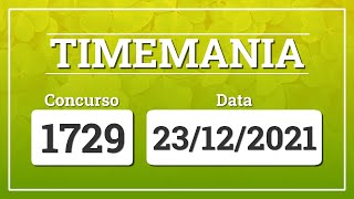 Capa de TIMEMANIA 1729