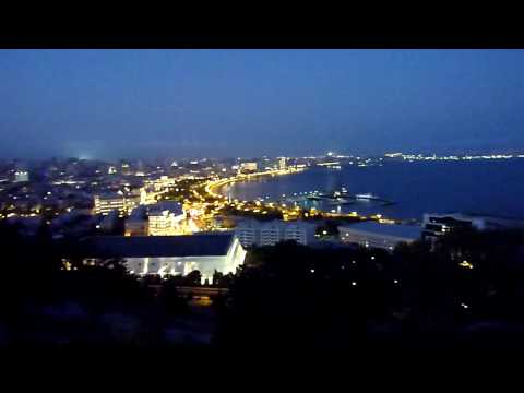 Night panorama of Baku