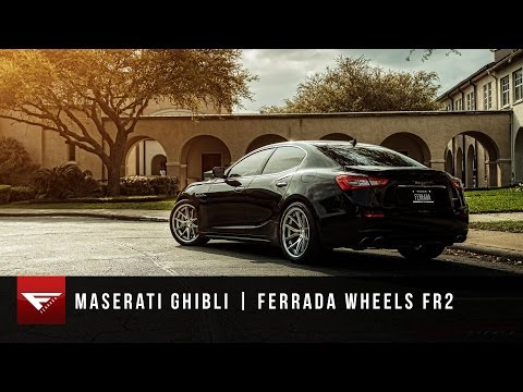 2015 Maserati Ghibli | Ferrada FR2 Machine Silver / Chrome Lip