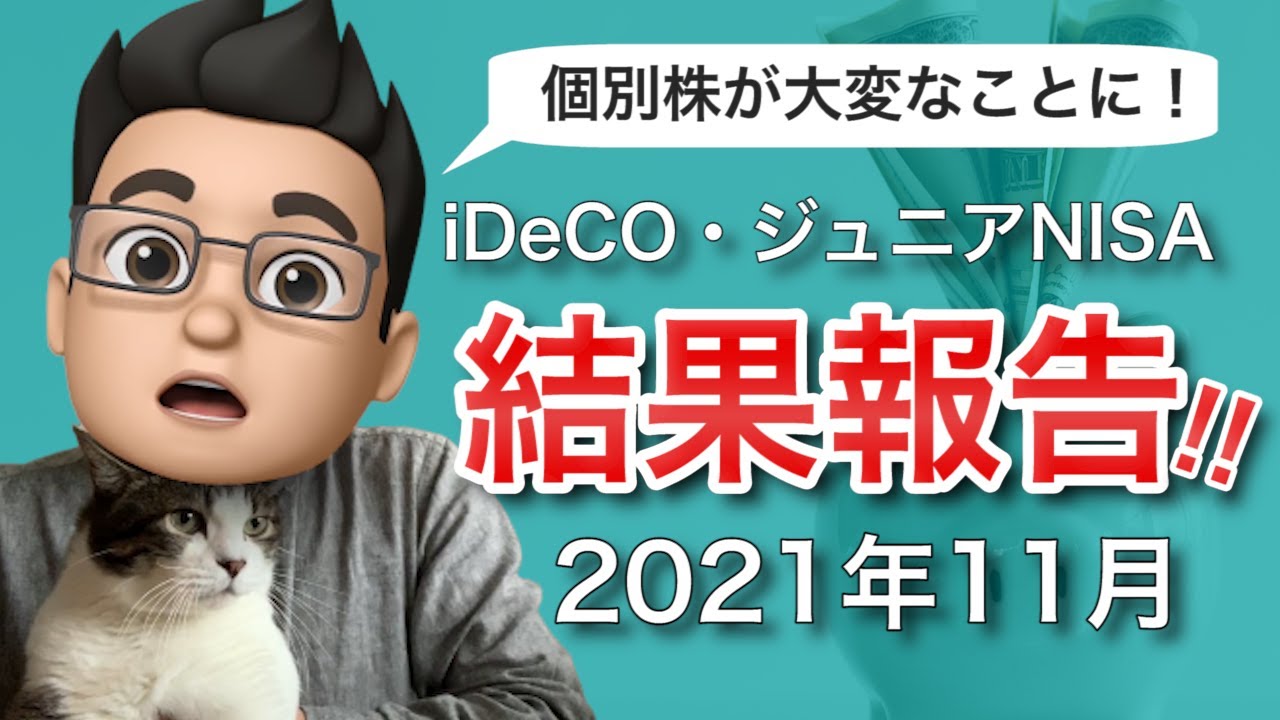 【2021年11月版】イデコとジュニアNISAを運用してみた結果を公開！