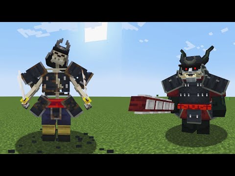 Blades of the Fallen SAMURAI MOD in Minecraft