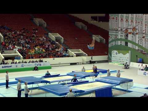 Argentina (ARG) M - 2018 Trampoline Worlds, St. Petersburg (RUS) - Qualification Synchro R2